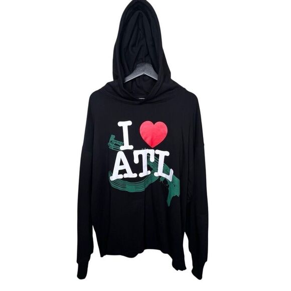 VLONE I Love ATL Atlanta Hoodie XL - Picture 2 of 10